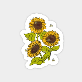 Sunflower Field Sticker